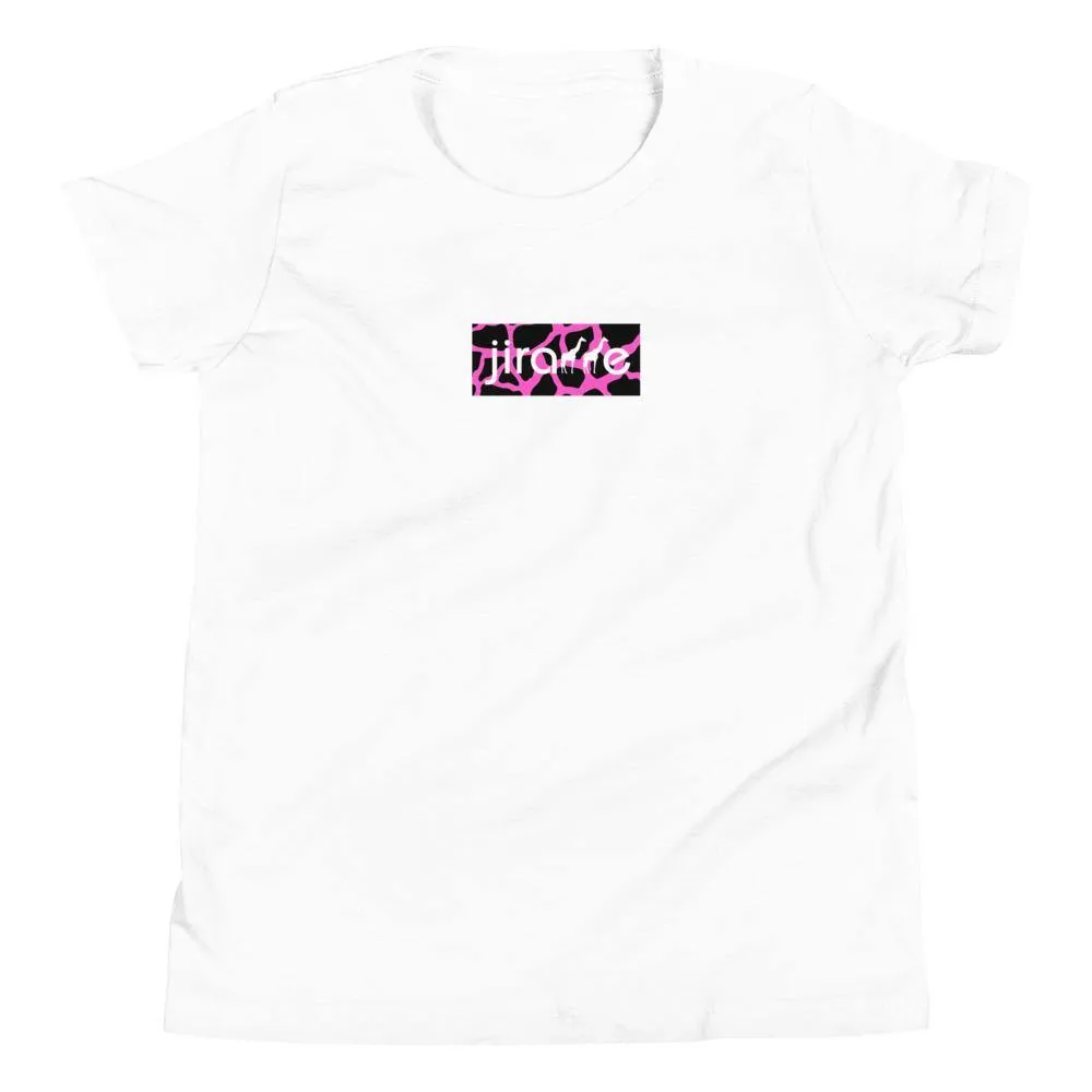 Pink & Black Box Logo Tee