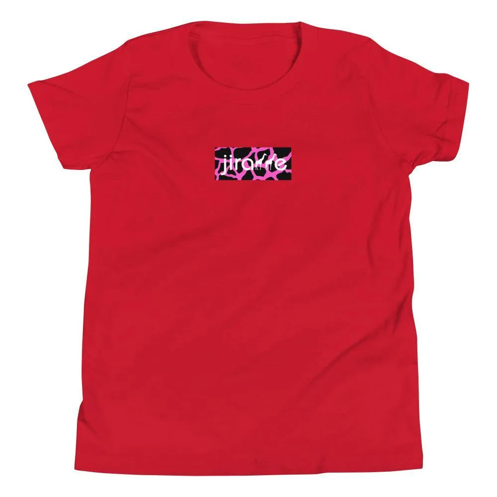 Pink & Black Box Logo Tee
