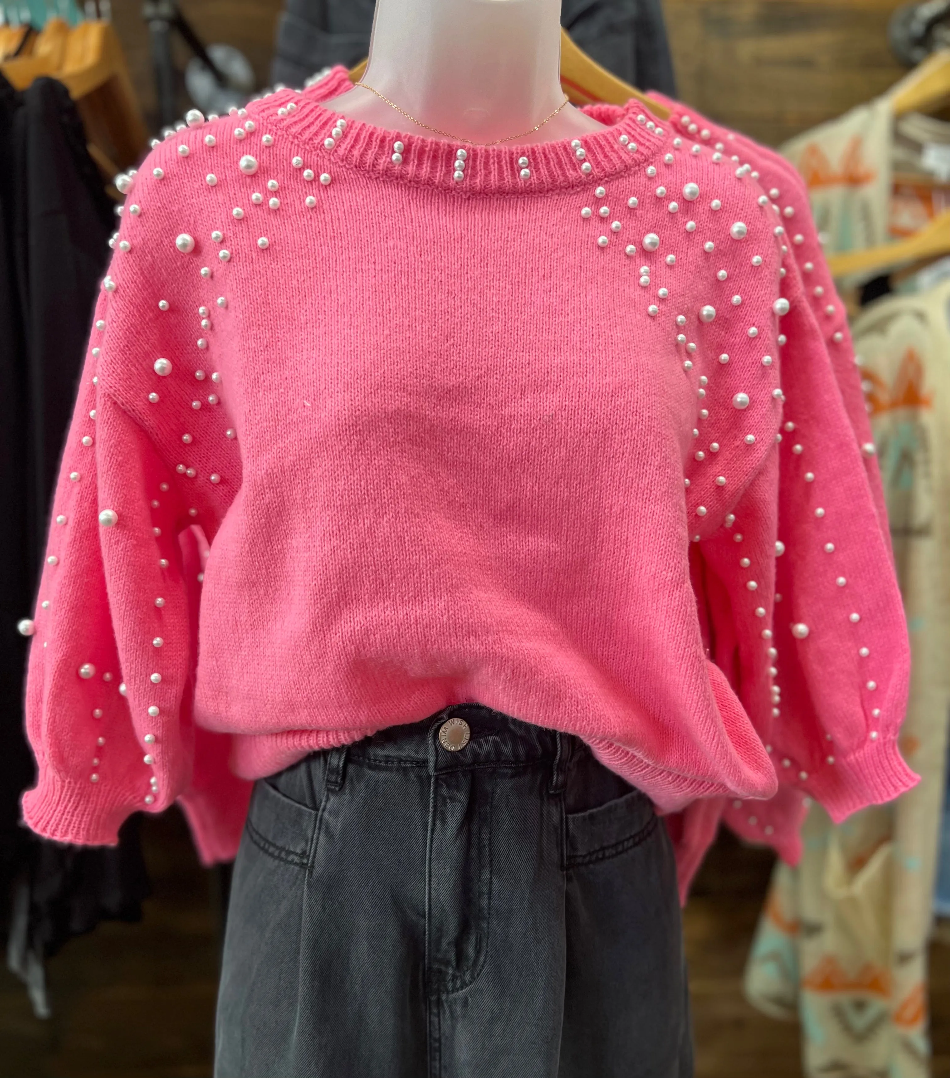 Pink Pearl Sweater