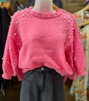 Pink Pearl Sweater