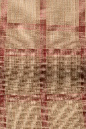 Plaid Blazer in Warm Tones