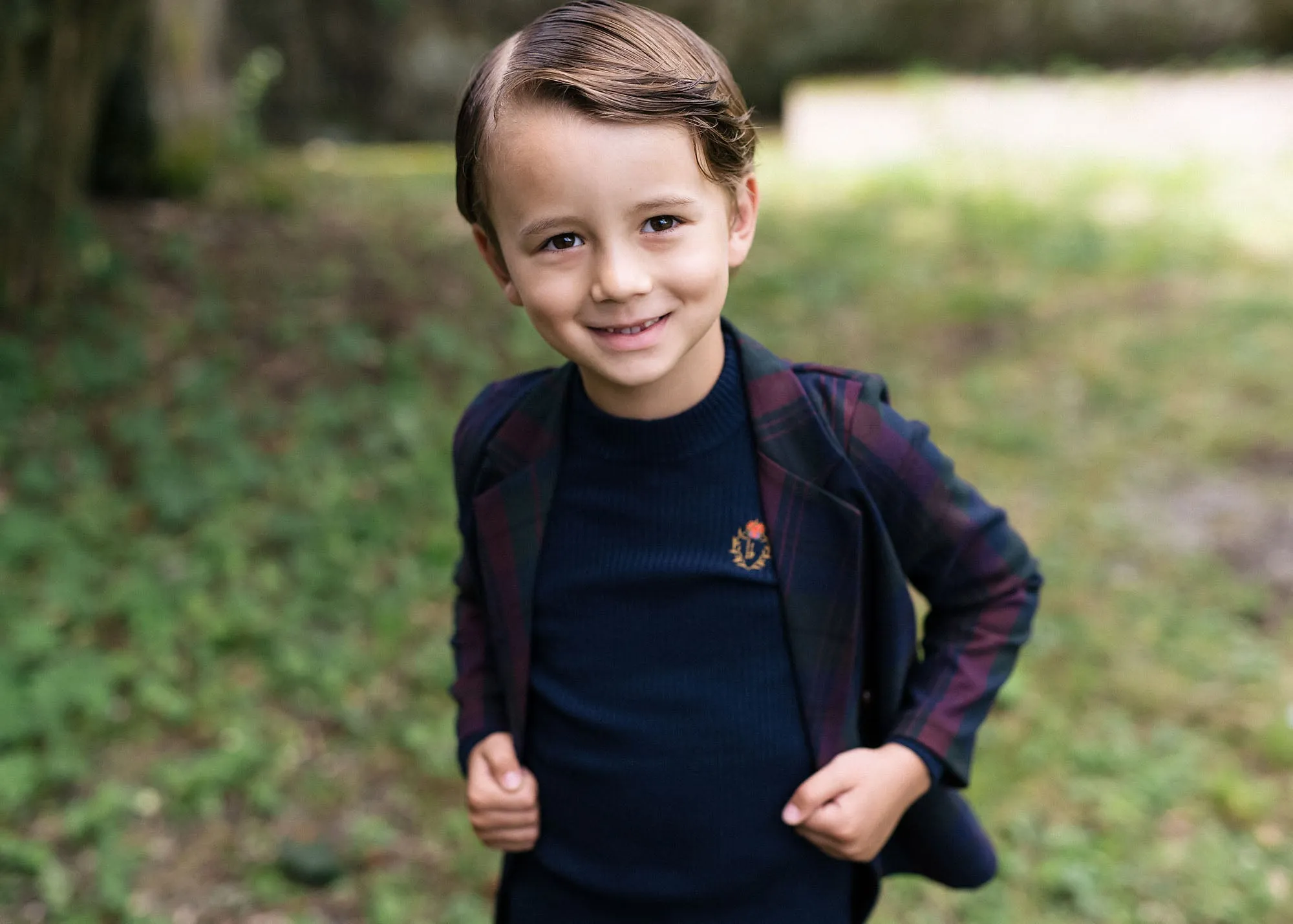 Plaid Blazer