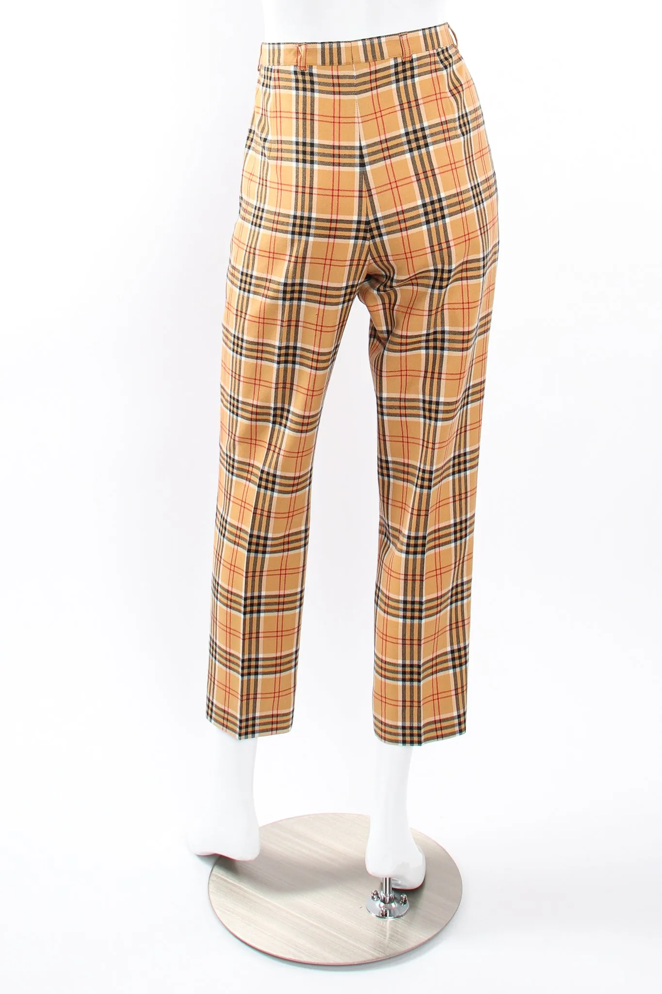 Plaid Horsebit Vest & Pant Set