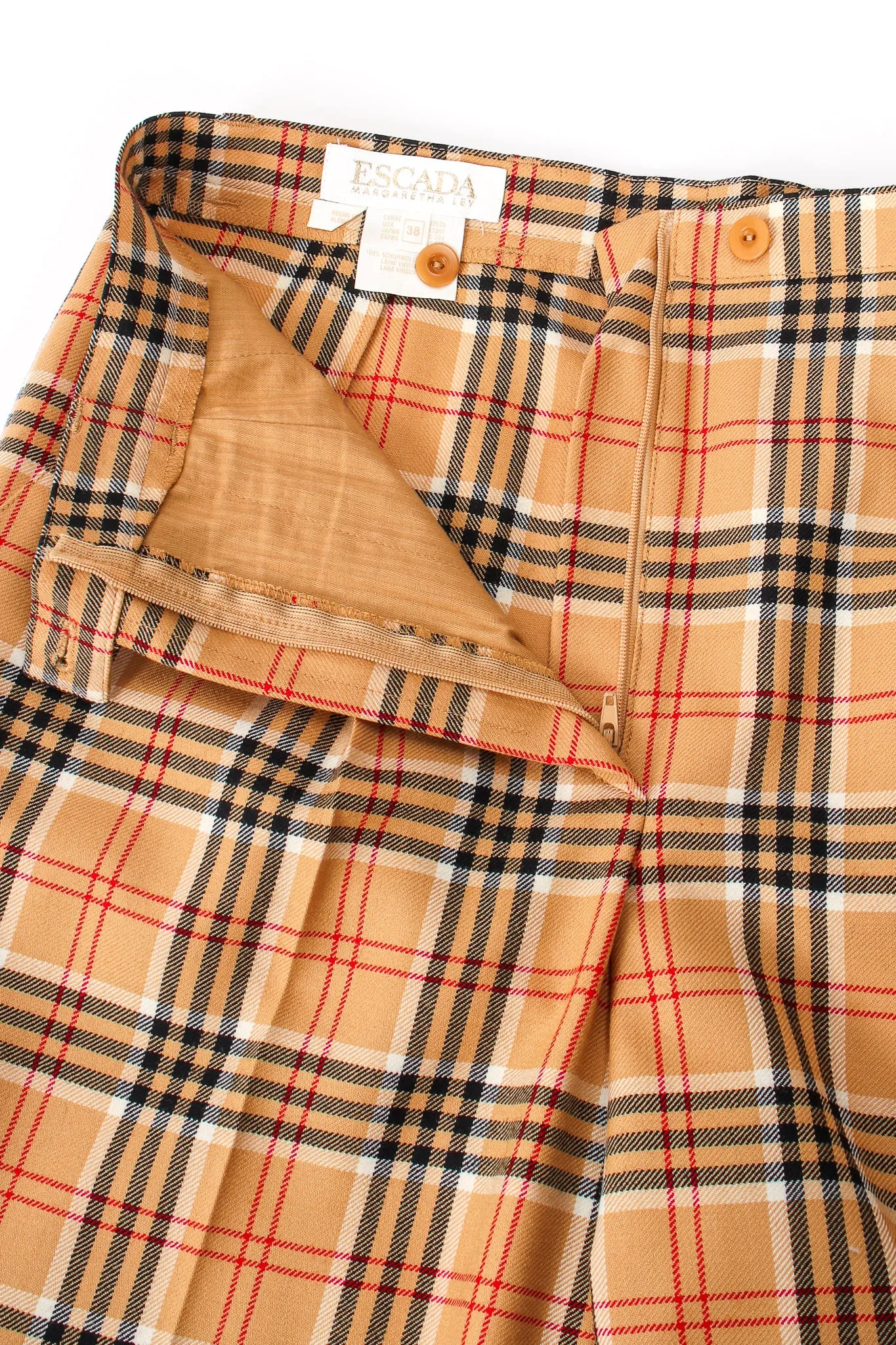 Plaid Horsebit Vest & Pant Set