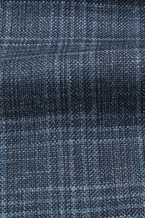 Plaid Linen Blazer