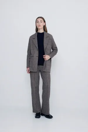 Plaid Sport Coat Chocolate