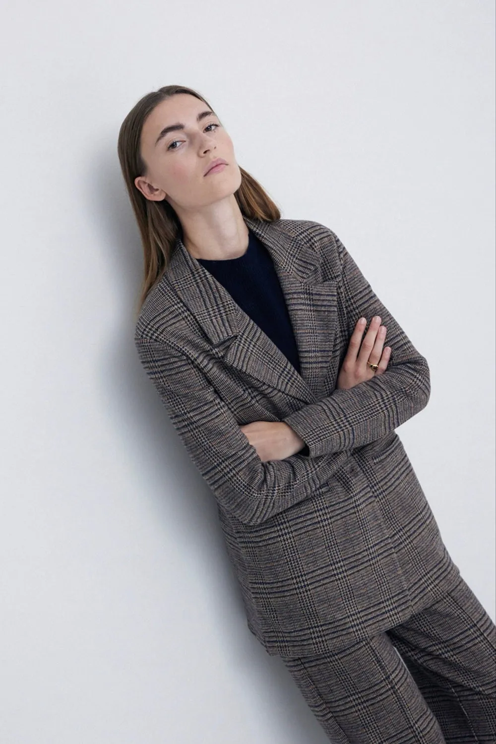 Plaid Sport Coat Chocolate