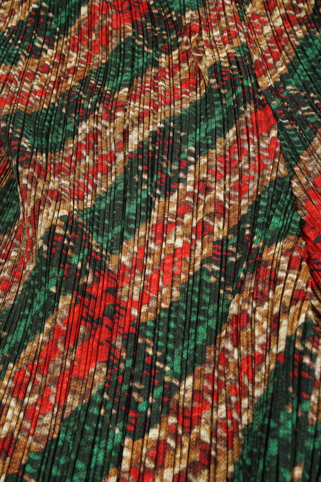 Plaid Stripe Pleated Pant