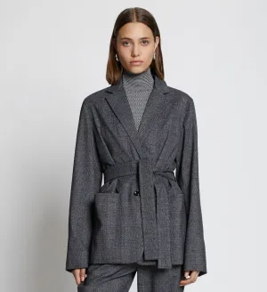 Proenza Schouler Plaid Suiting Blazer