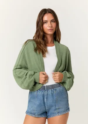 Project Social T Davina Sweatshirt Rib Cardi