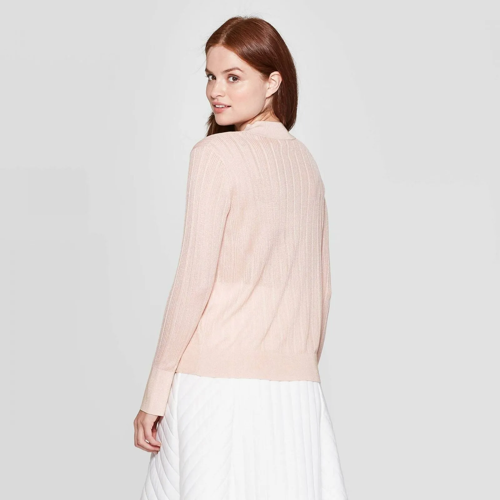 Prologue Women's Mock Turtleneck Lightweight Pullover Sweater
