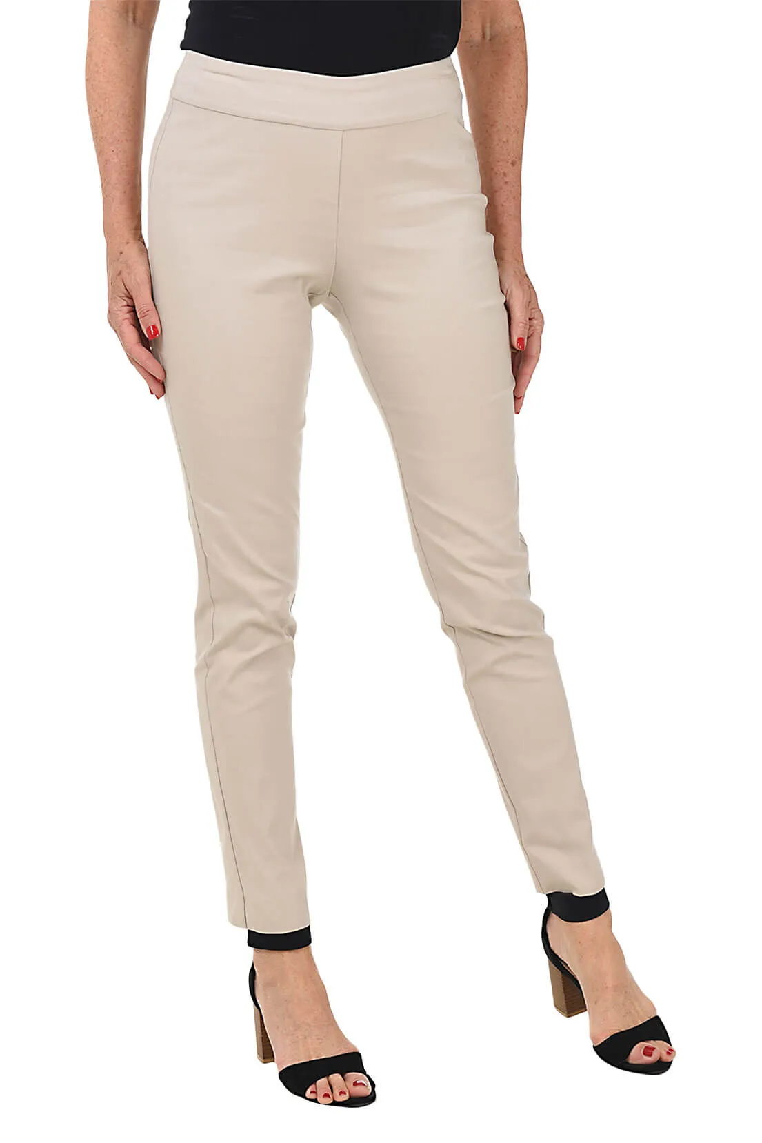 Pull-On Slim Full-Length Pant