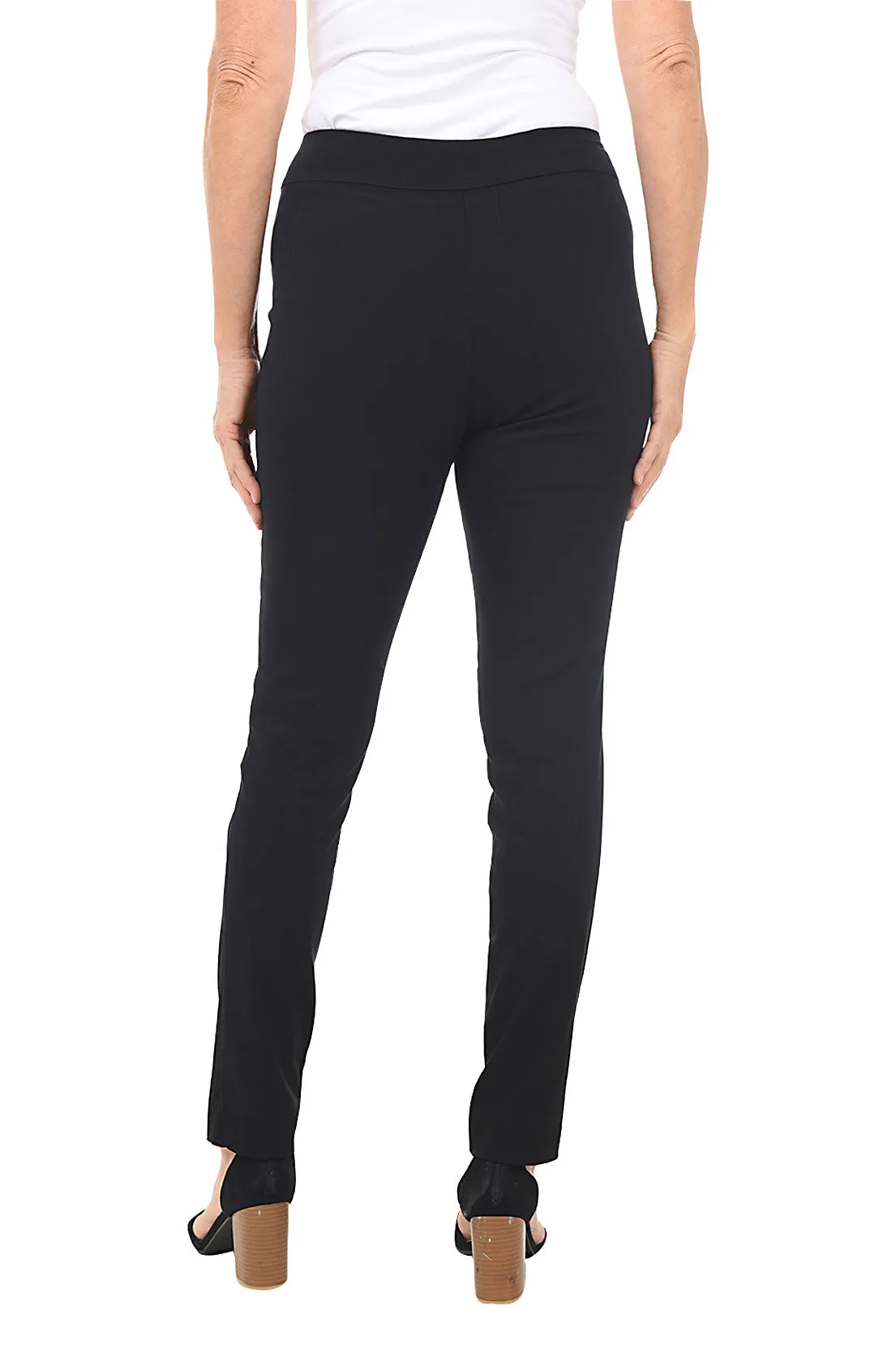 Pull-On Slim Full-Length Pant