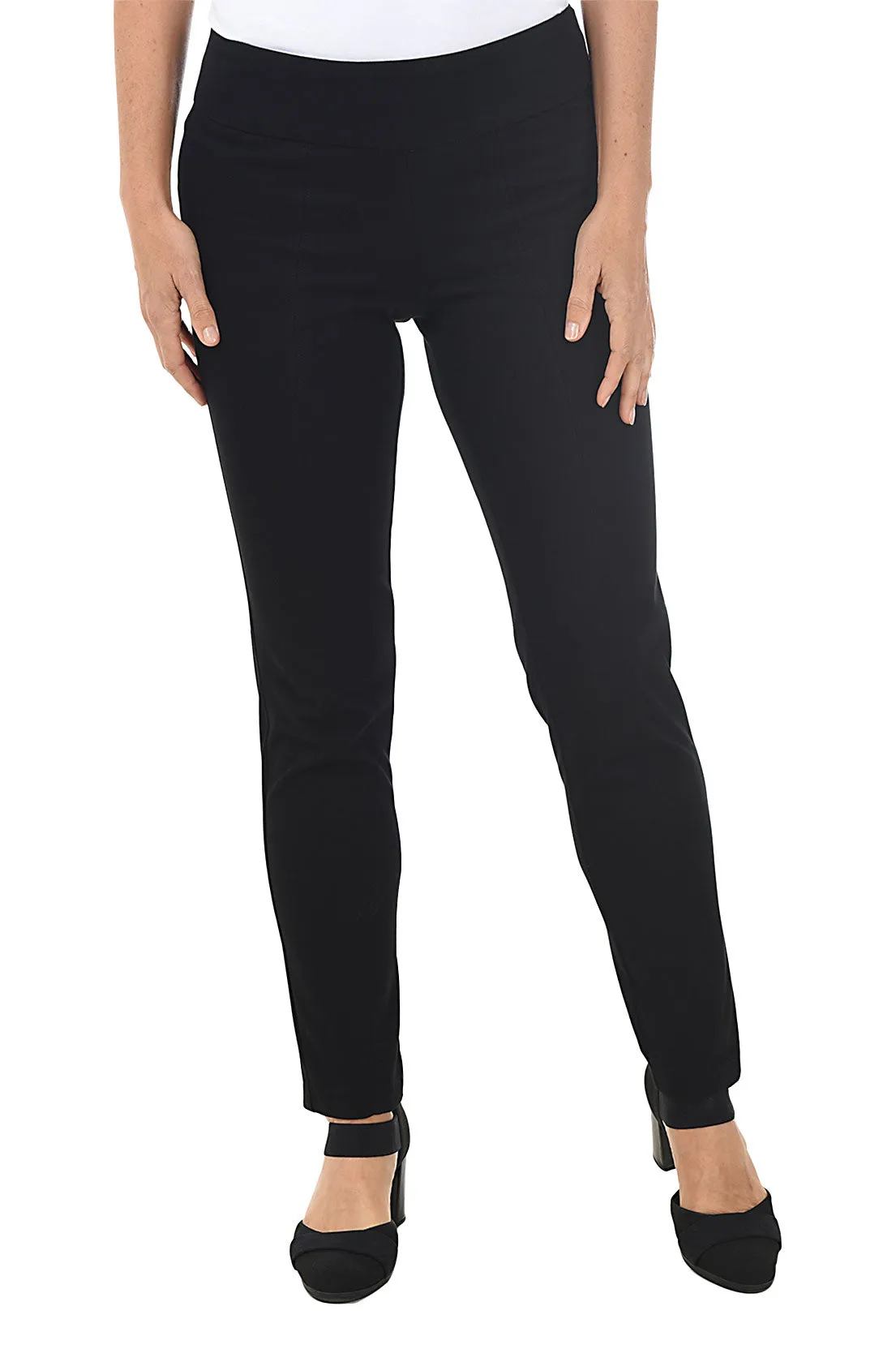 Pull-On Slim Leg Denim Pant