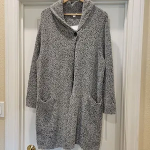 Pure Jill J Jill Sweater Womens, Fuzzy Knit Duster Cardigan, NWT XL