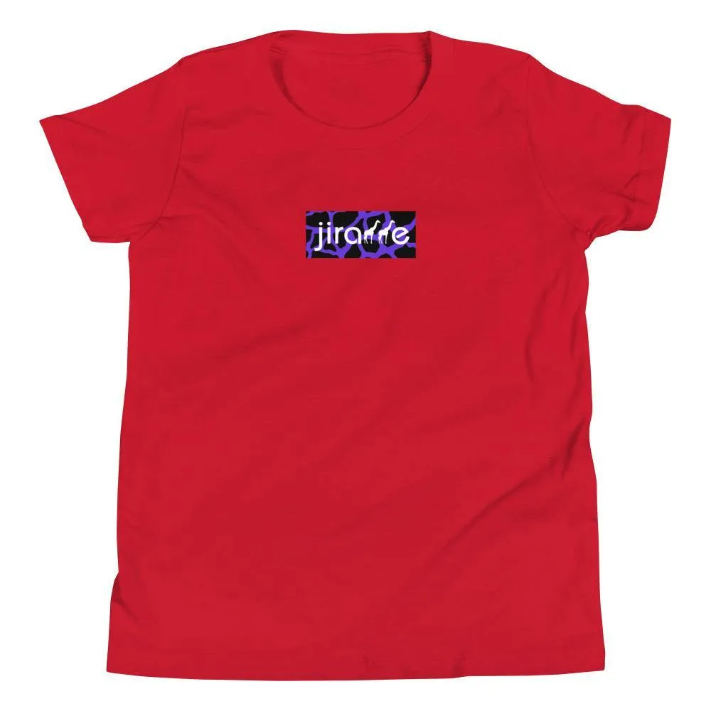 Purple & Black Box Logo Tee