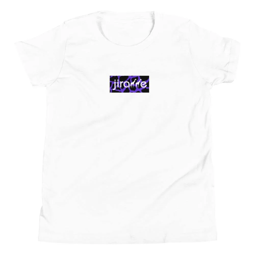 Purple & Black Box Logo Tee