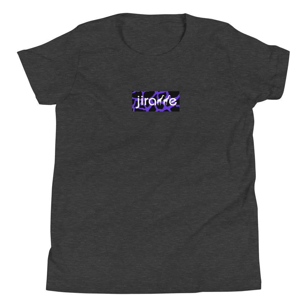 Purple & Black Box Logo Tee