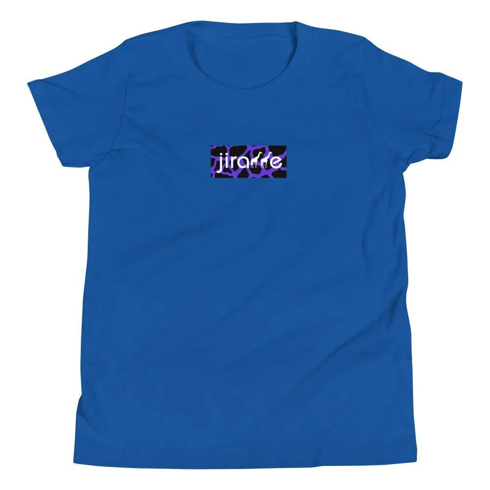 Purple & Black Box Logo Tee