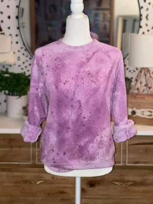 PURPLE HAZE CUSTOM TIE DYE SWEATSHIRT