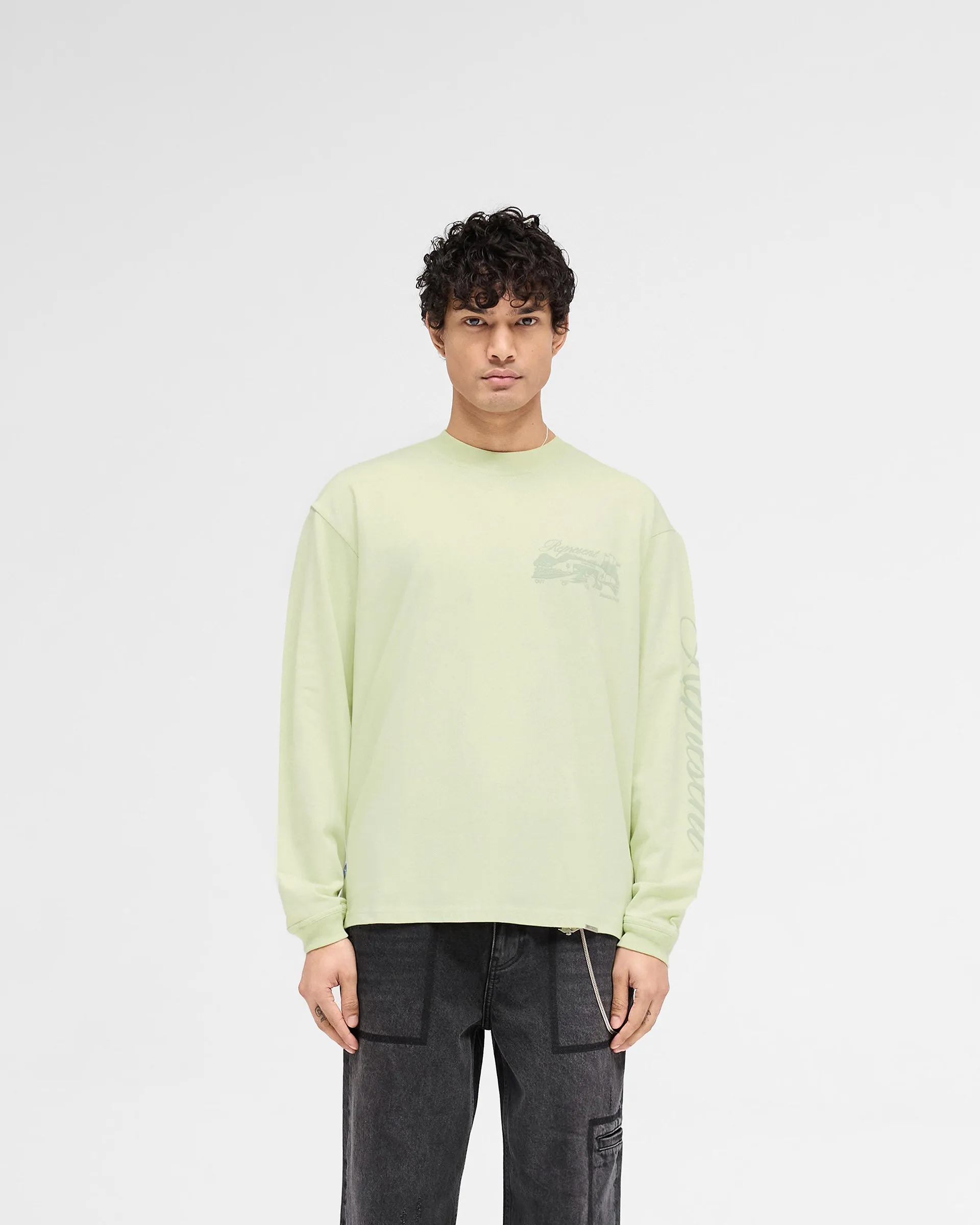 Raceway Long Sleeve T-Shirt - Matcha