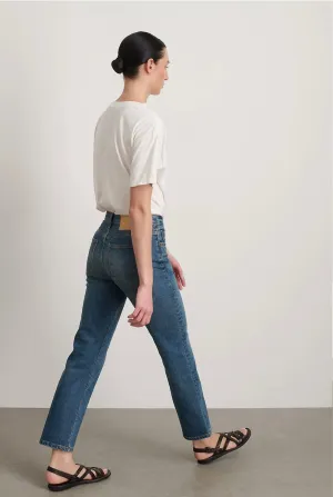 Rae Stretch Crop | Vista Blue