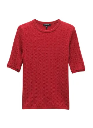 Rag & Bone Tina Short Sleeve Crew
