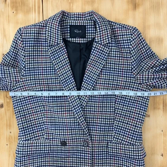 Rails Jac Blazer Wool Blend in Cardinal Pine Multi Sz M