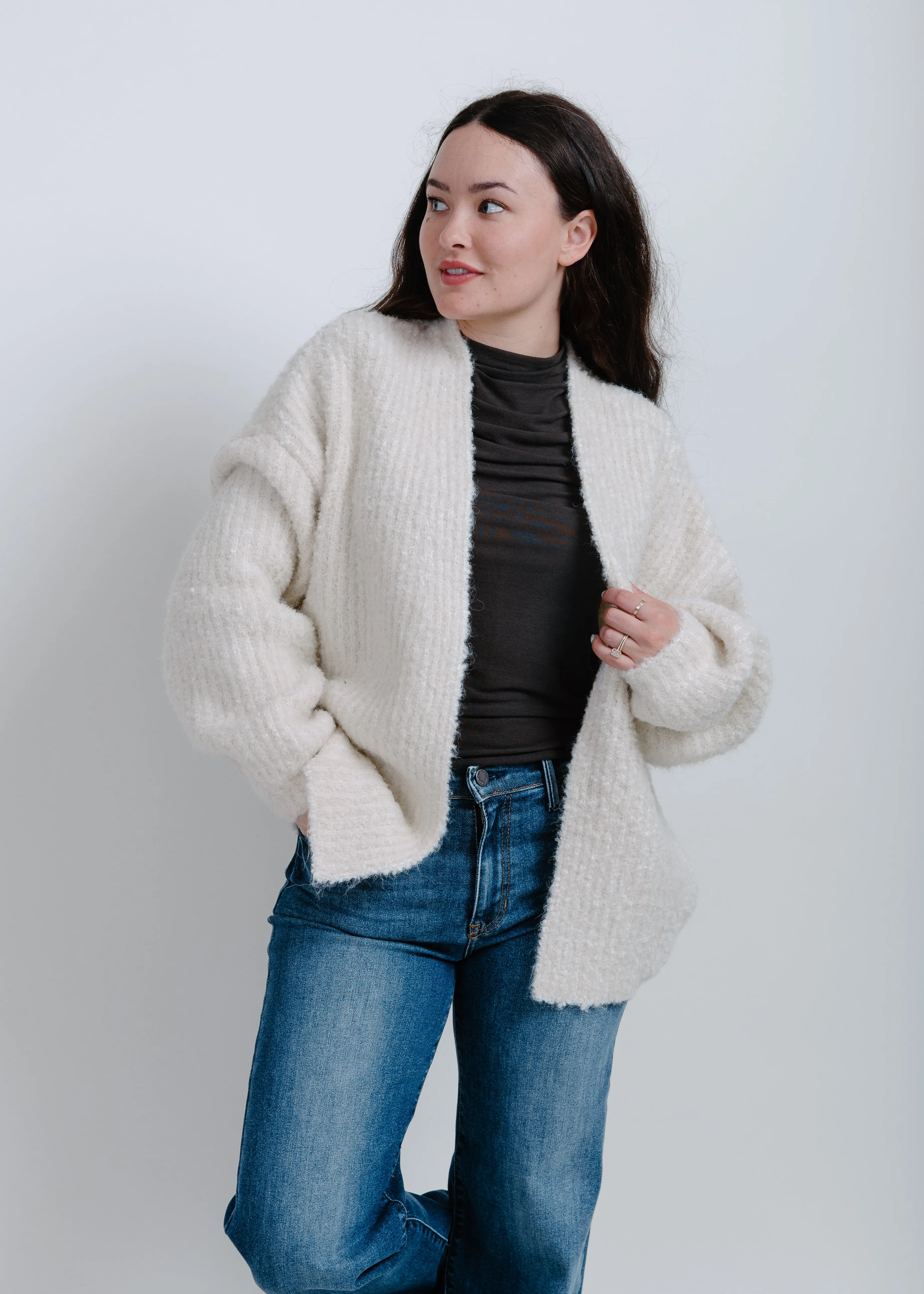 Rainy Nights Cardigan - Cream