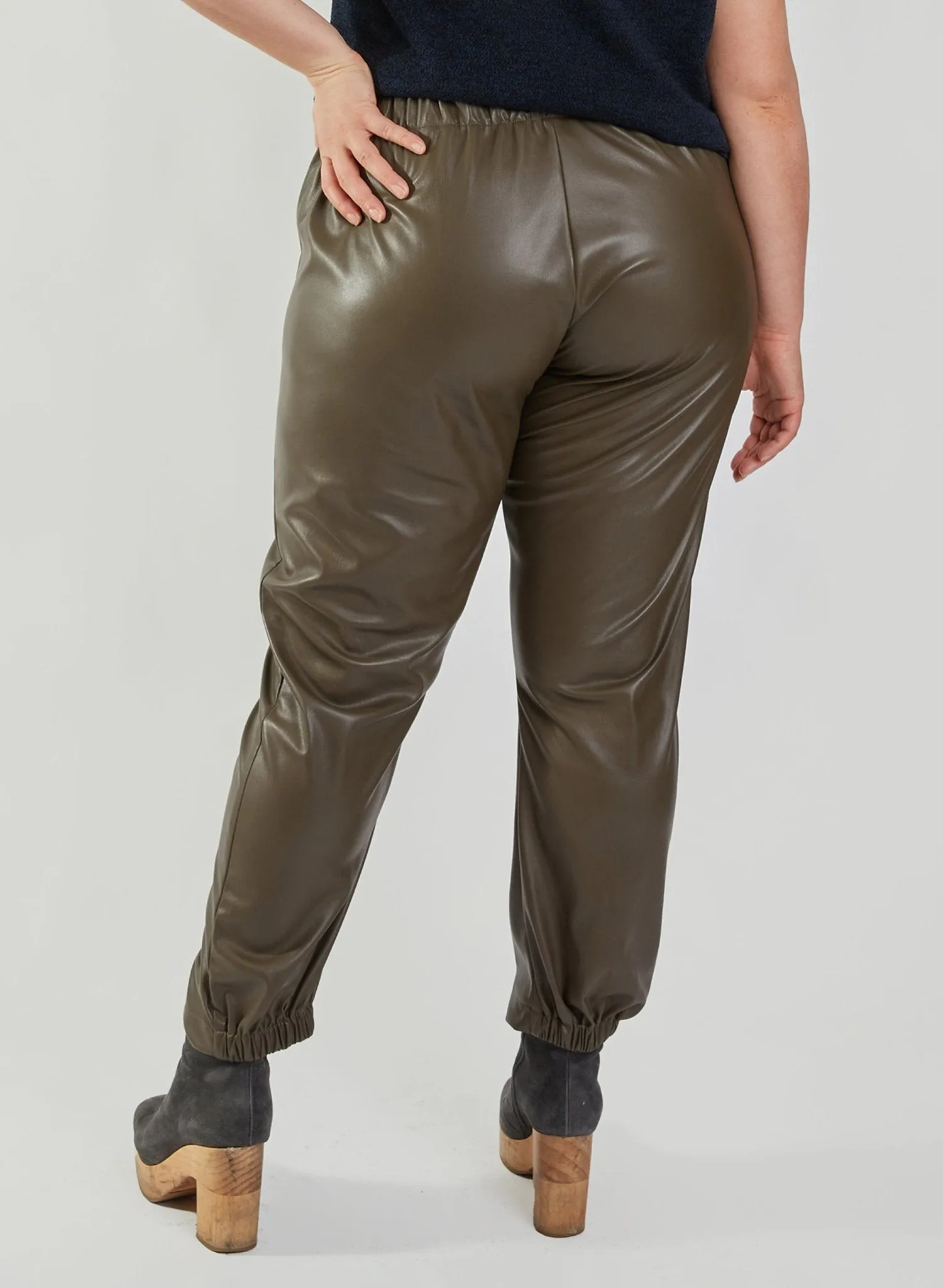 Raul Pant - Taupe Pleather