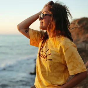 Recycled Golden Boxy T-shirt