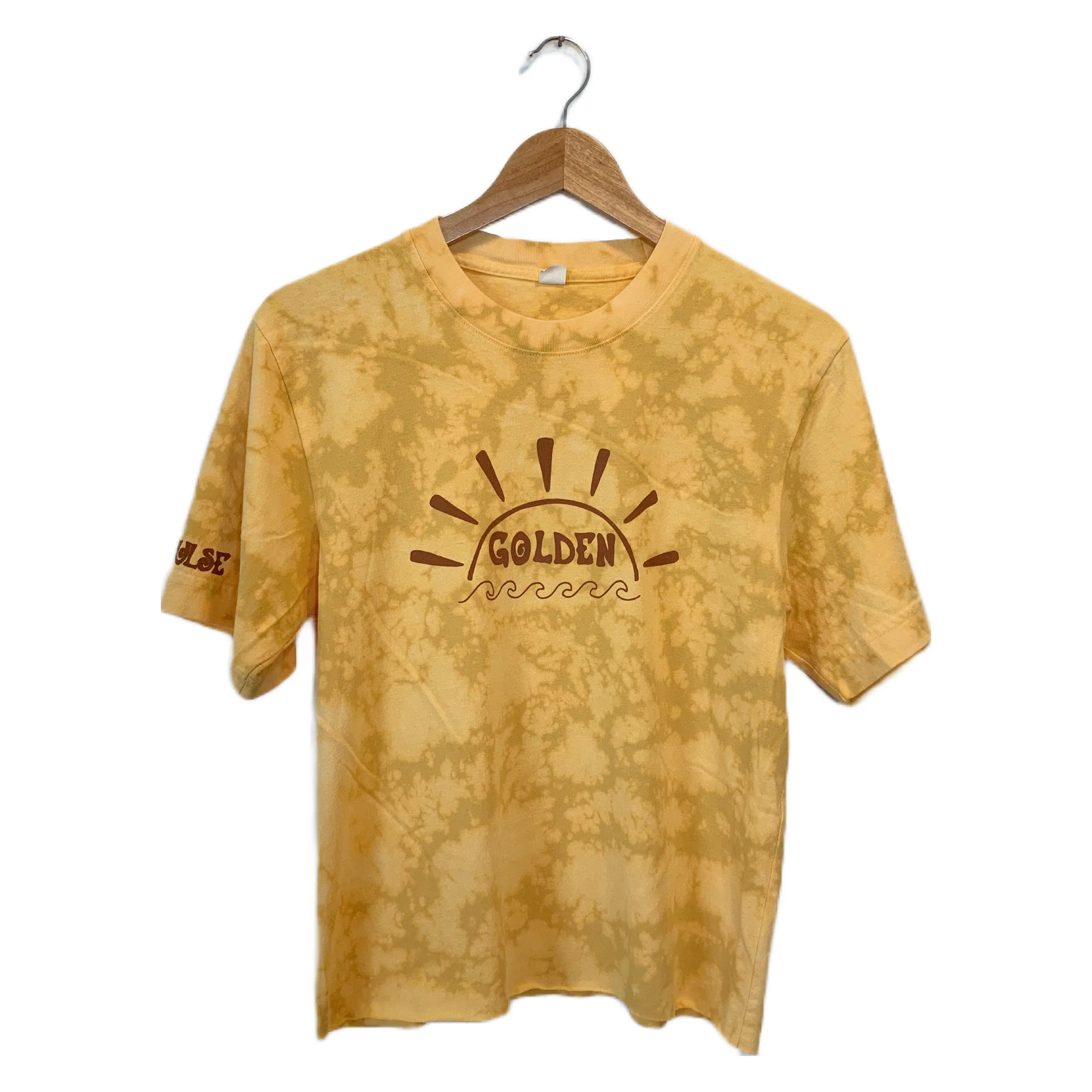 Recycled Golden Boxy T-shirt