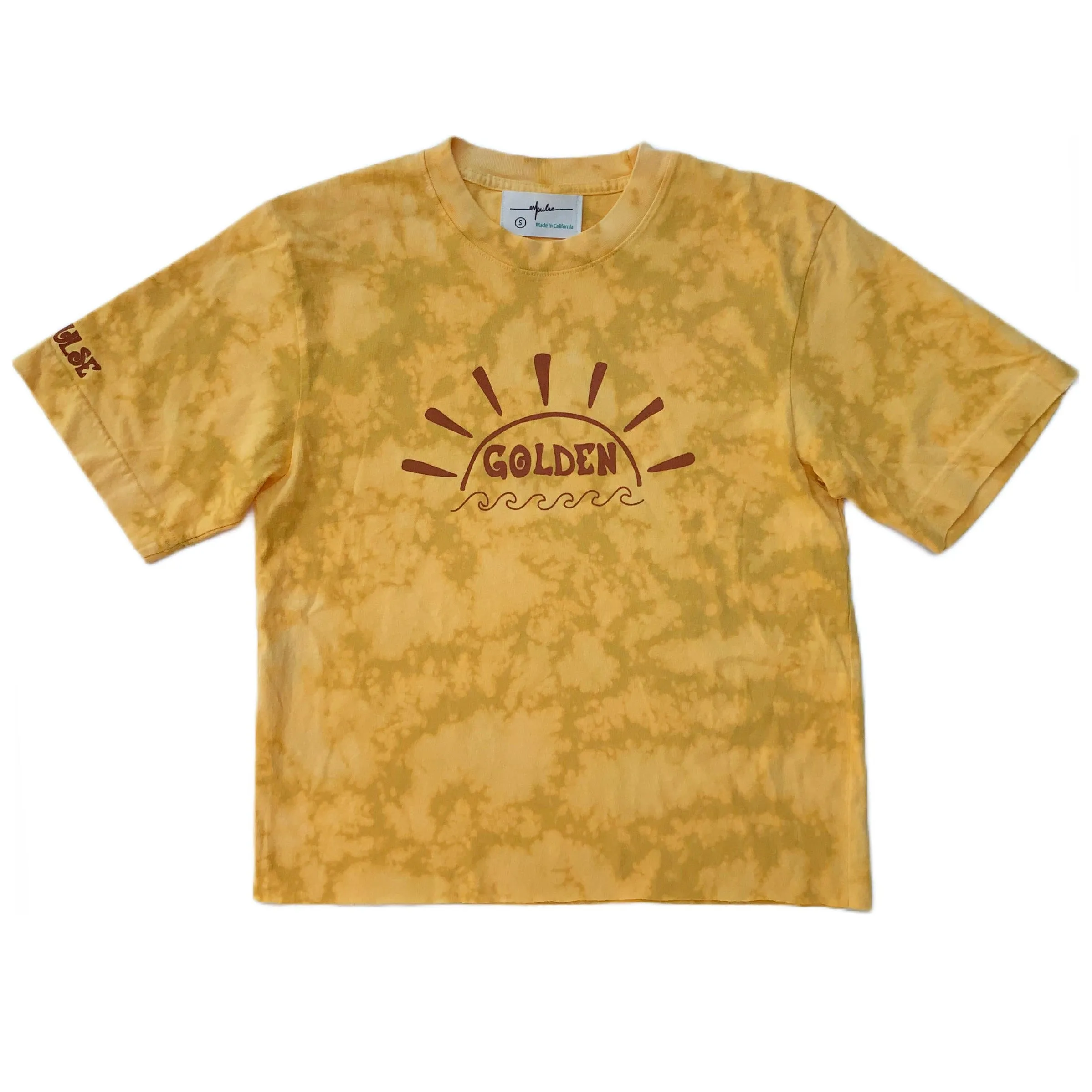 Recycled Golden Boxy T-shirt
