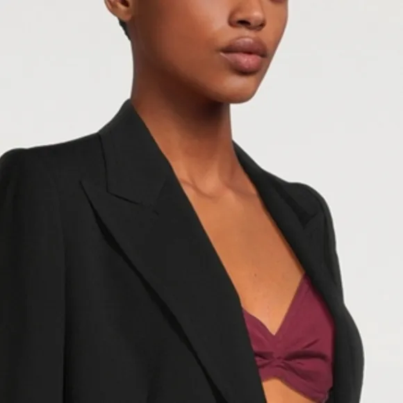 Renfrew black blazer sz 2 Features double breasted front