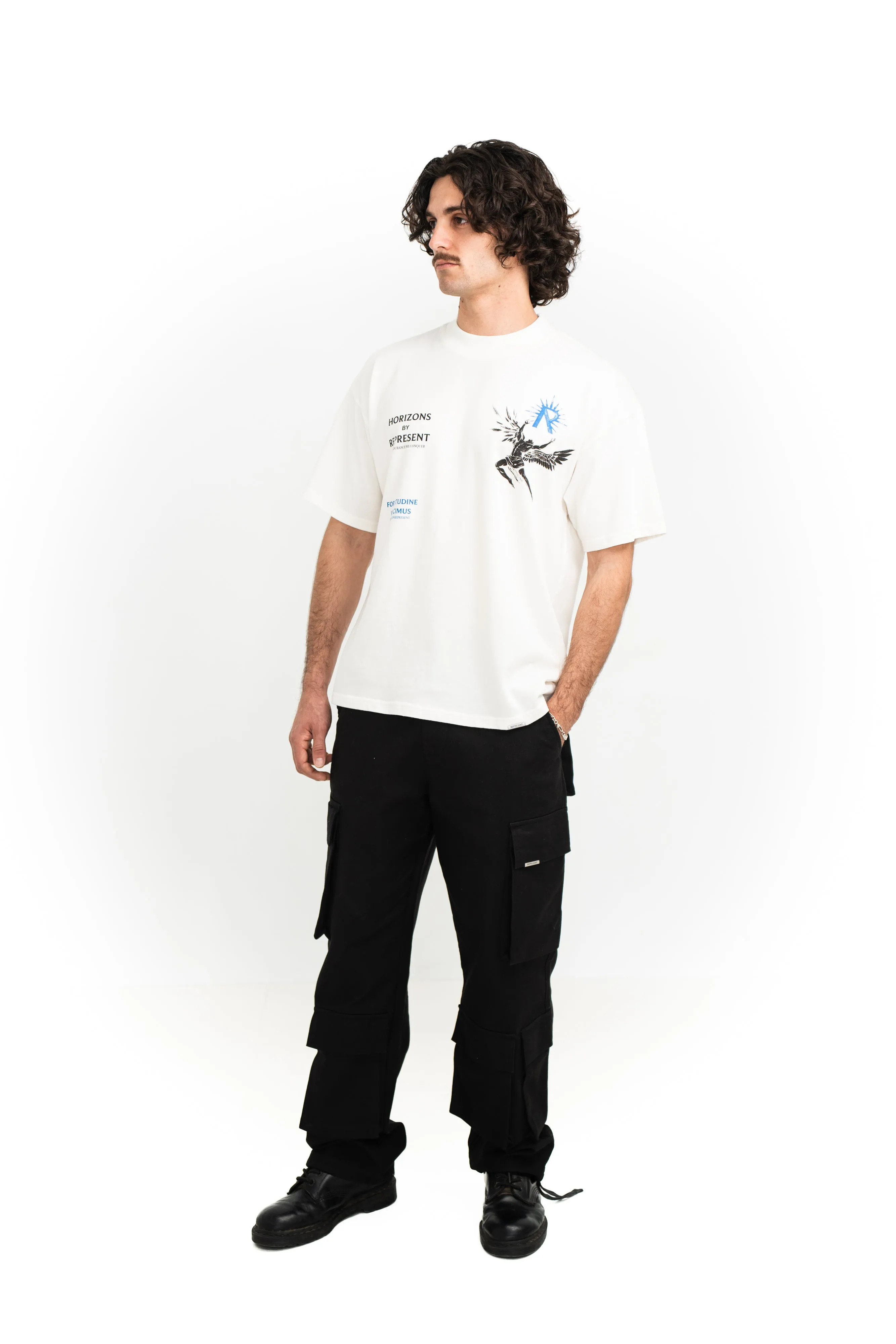 Represent Icarus Tee Flat White