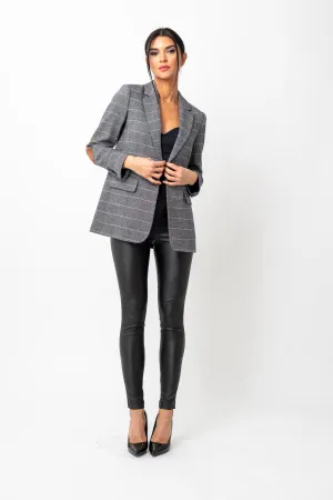 Riley Boyfriend Plaid Jacket