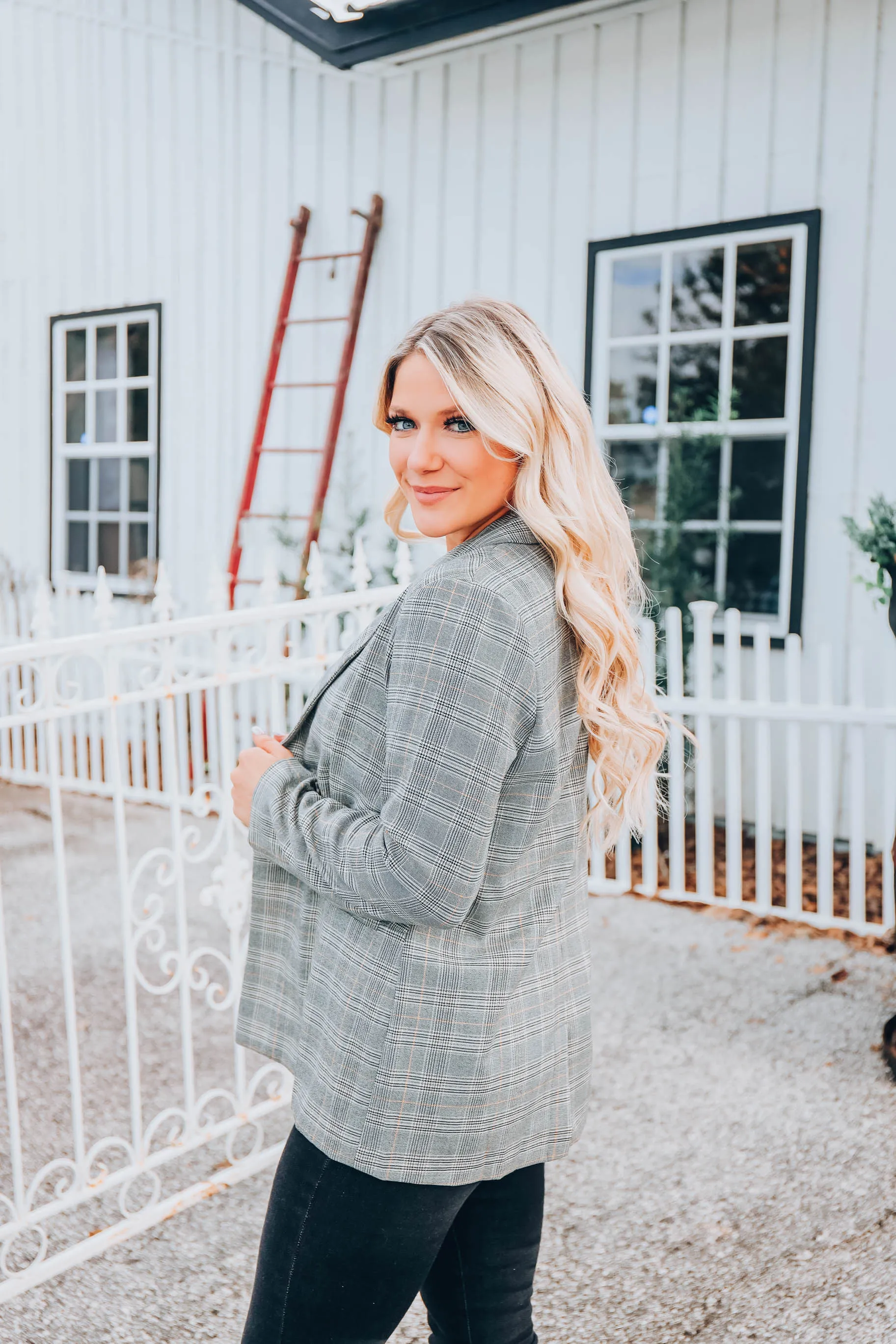 Royal Origins Plaid Blazer