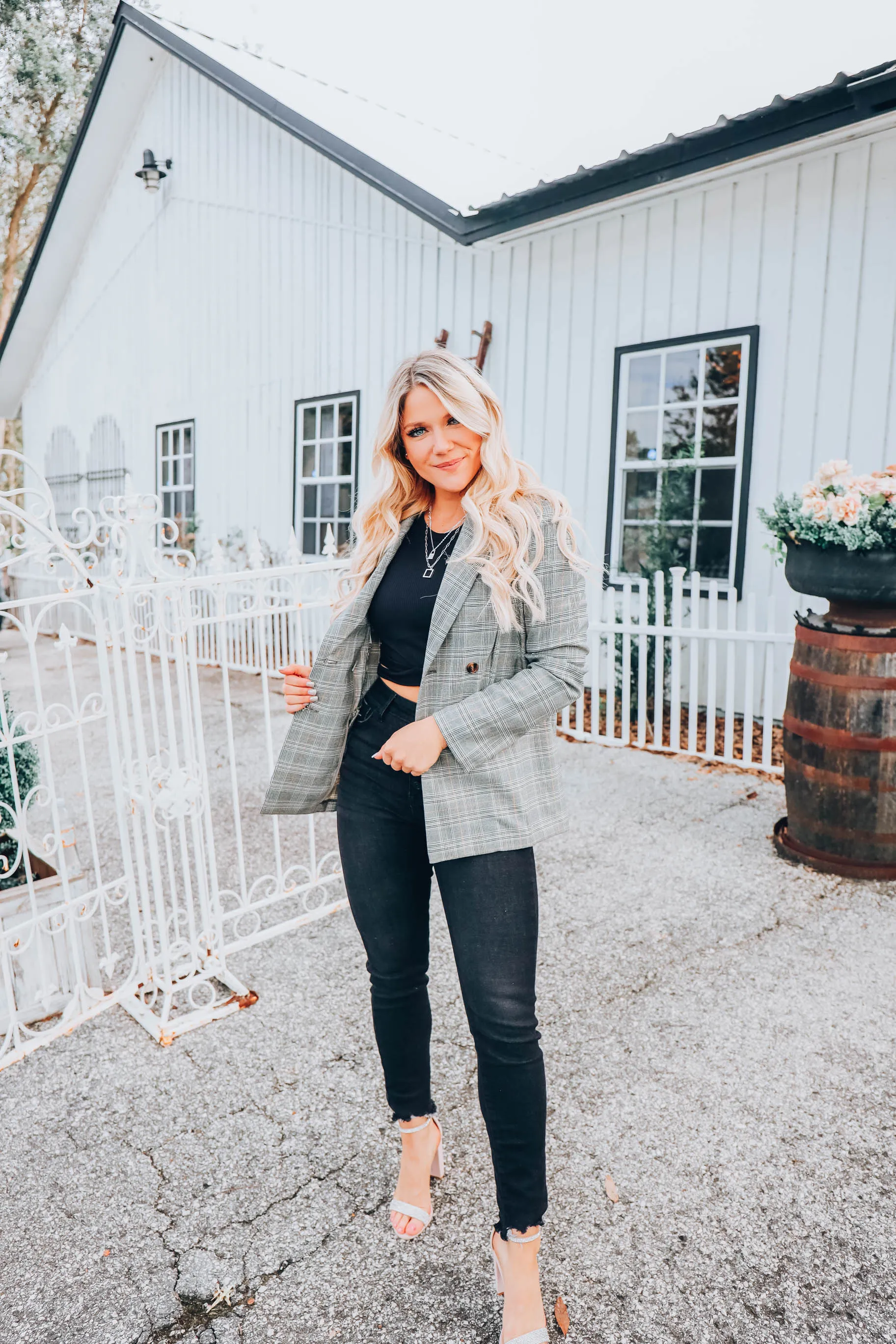 Royal Origins Plaid Blazer