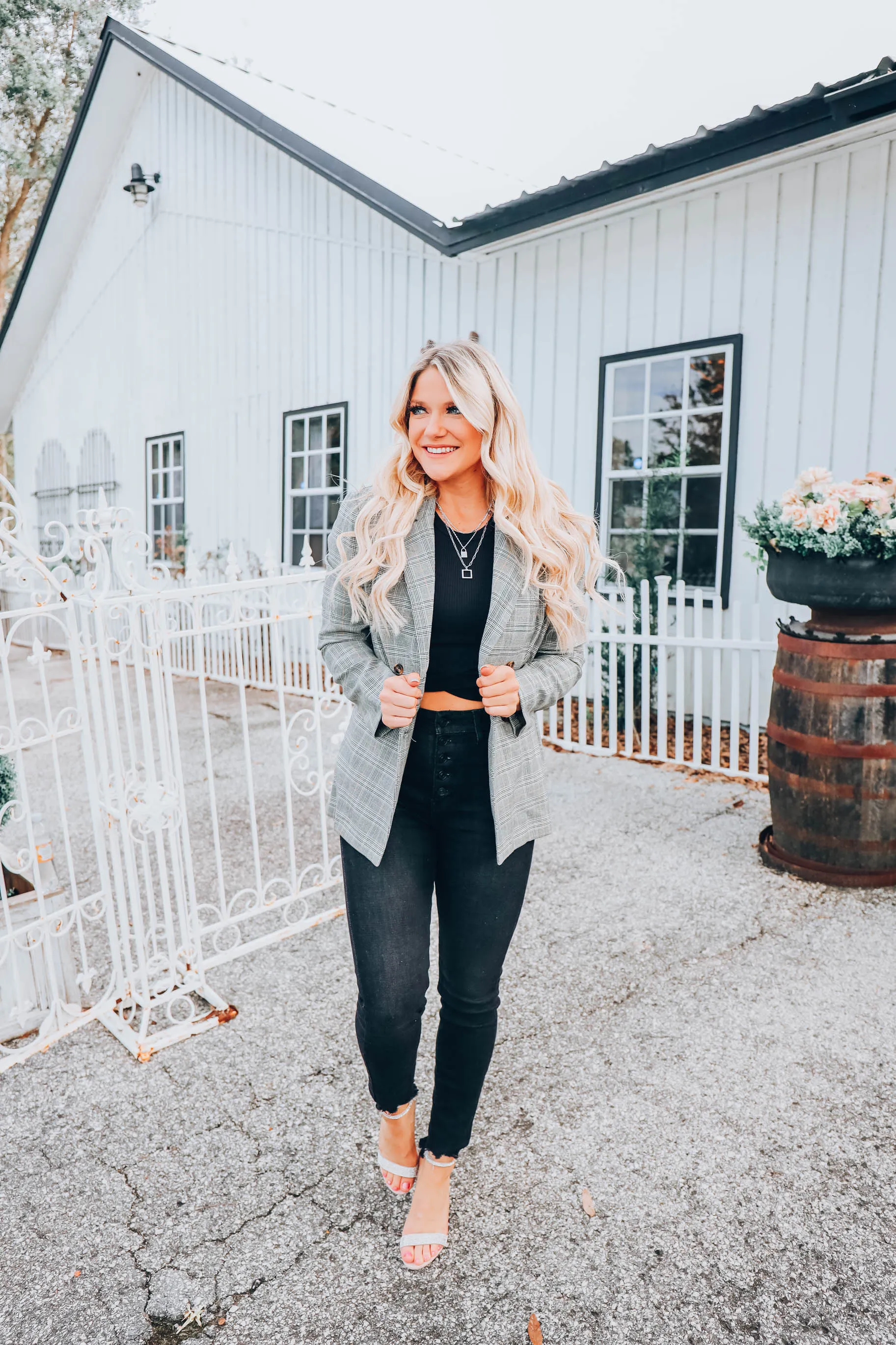Royal Origins Plaid Blazer