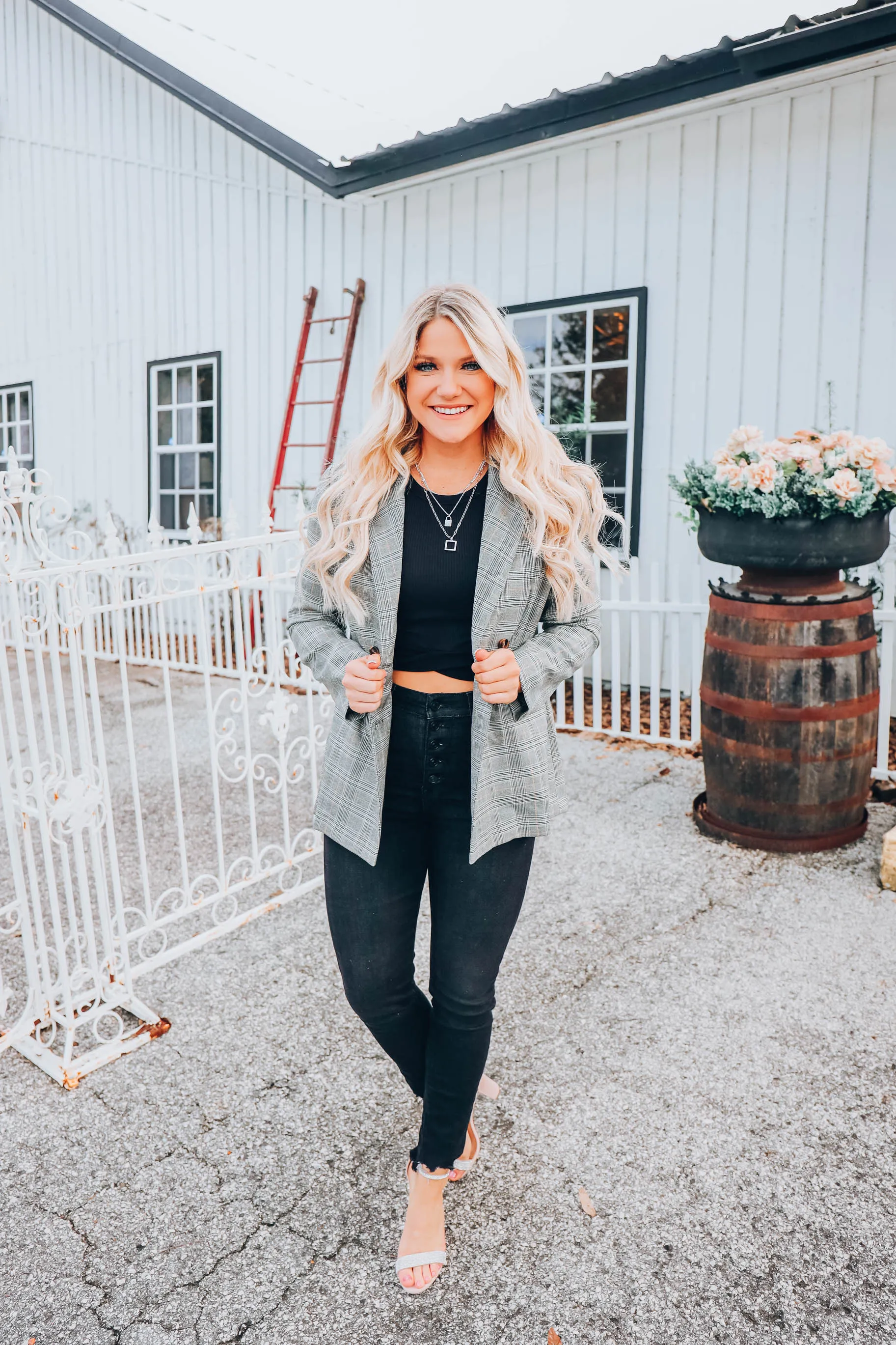 Royal Origins Plaid Blazer