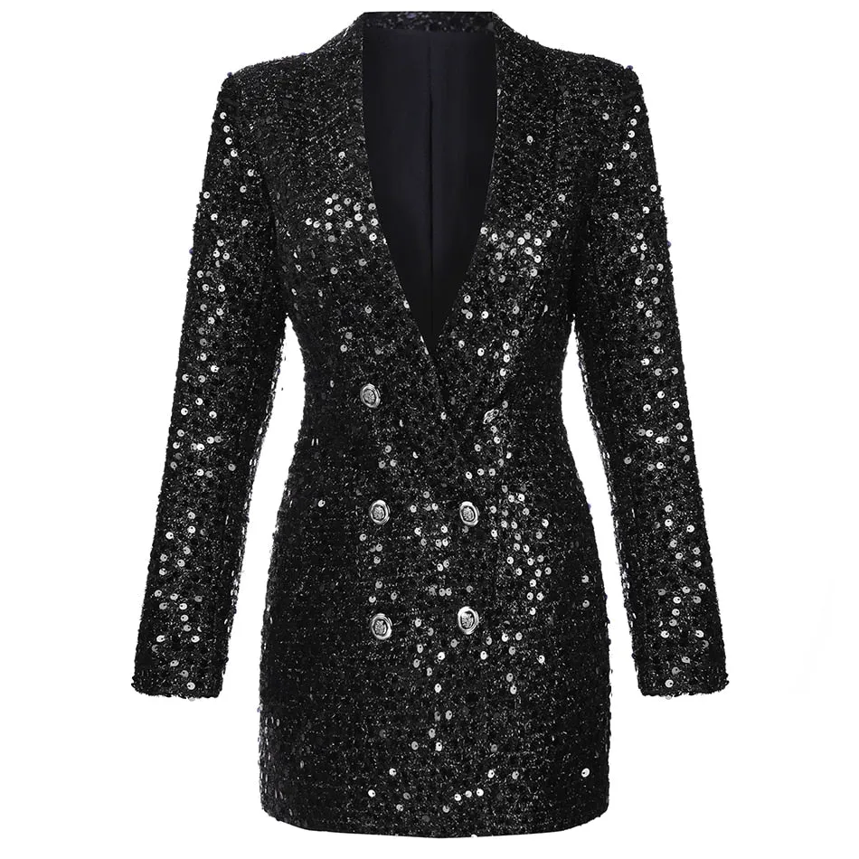 Runway Designer Blazer Dress