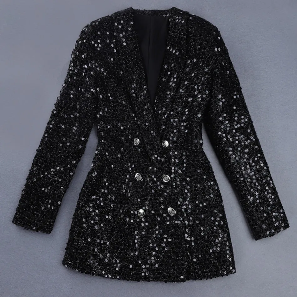 Runway Designer Blazer Dress