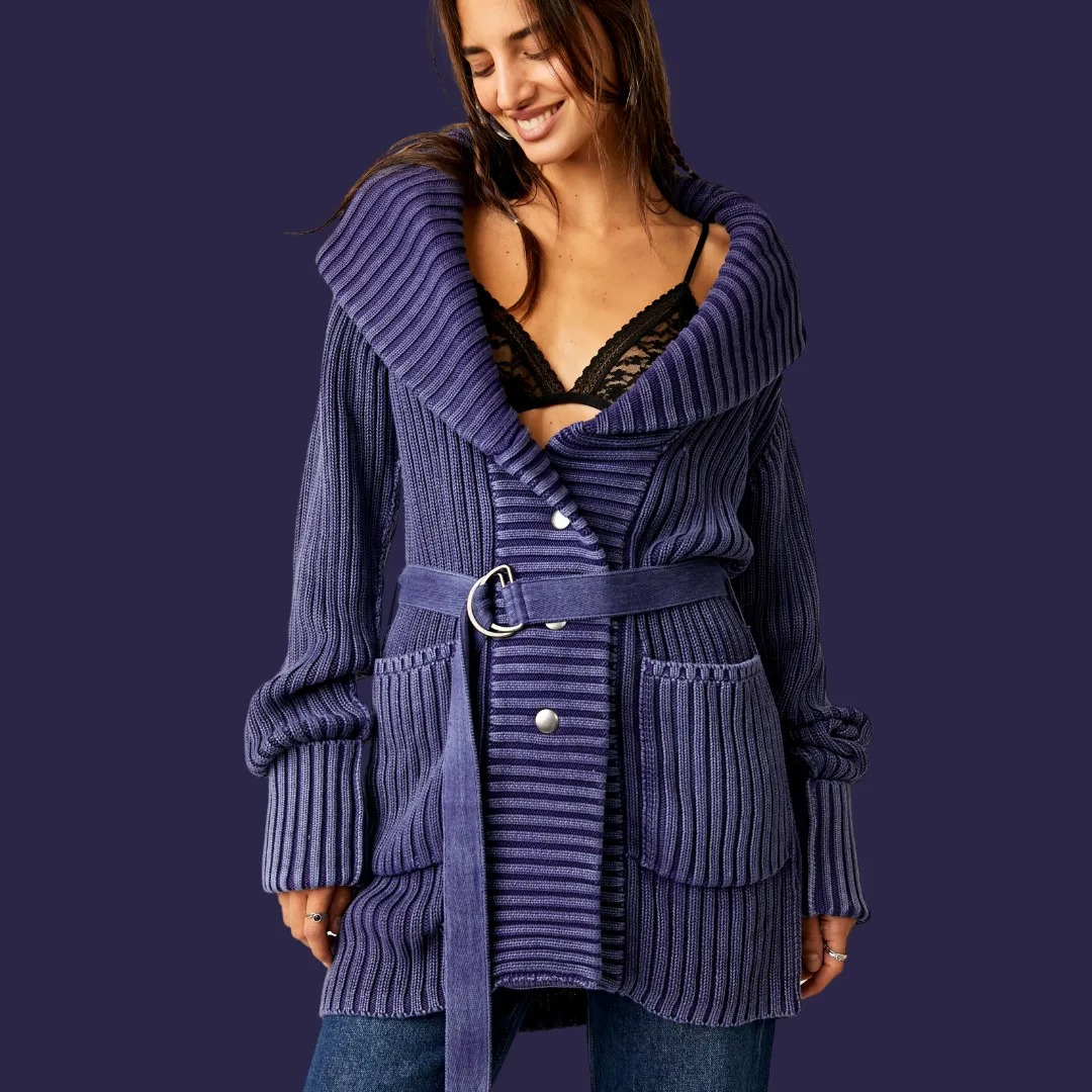 Ryanne Long Haul Cardigan - Navy