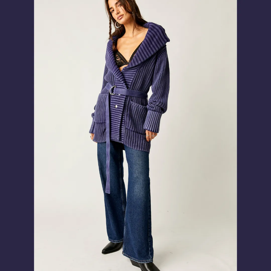 Ryanne Long Haul Cardigan - Navy