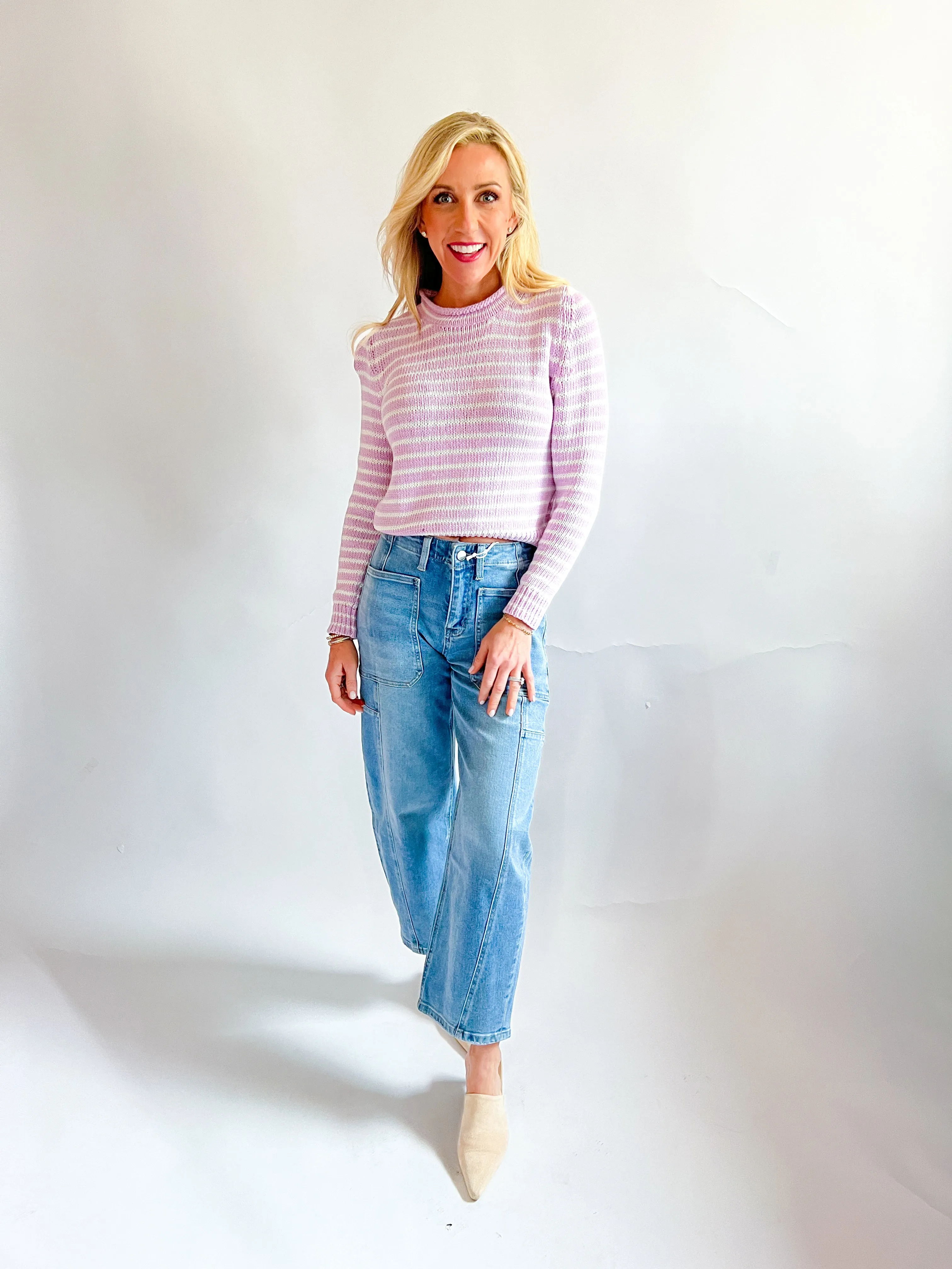 Sabrina Stripe Sweater