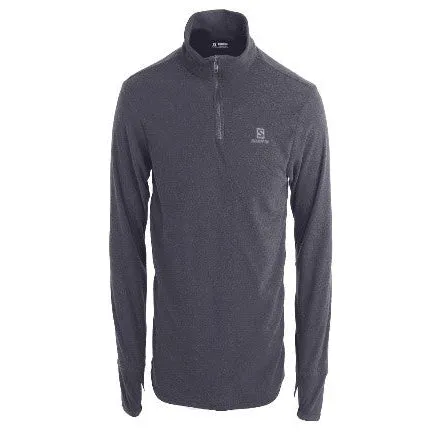 Salomon Kabru Fleece Zip Sweater -Ebony