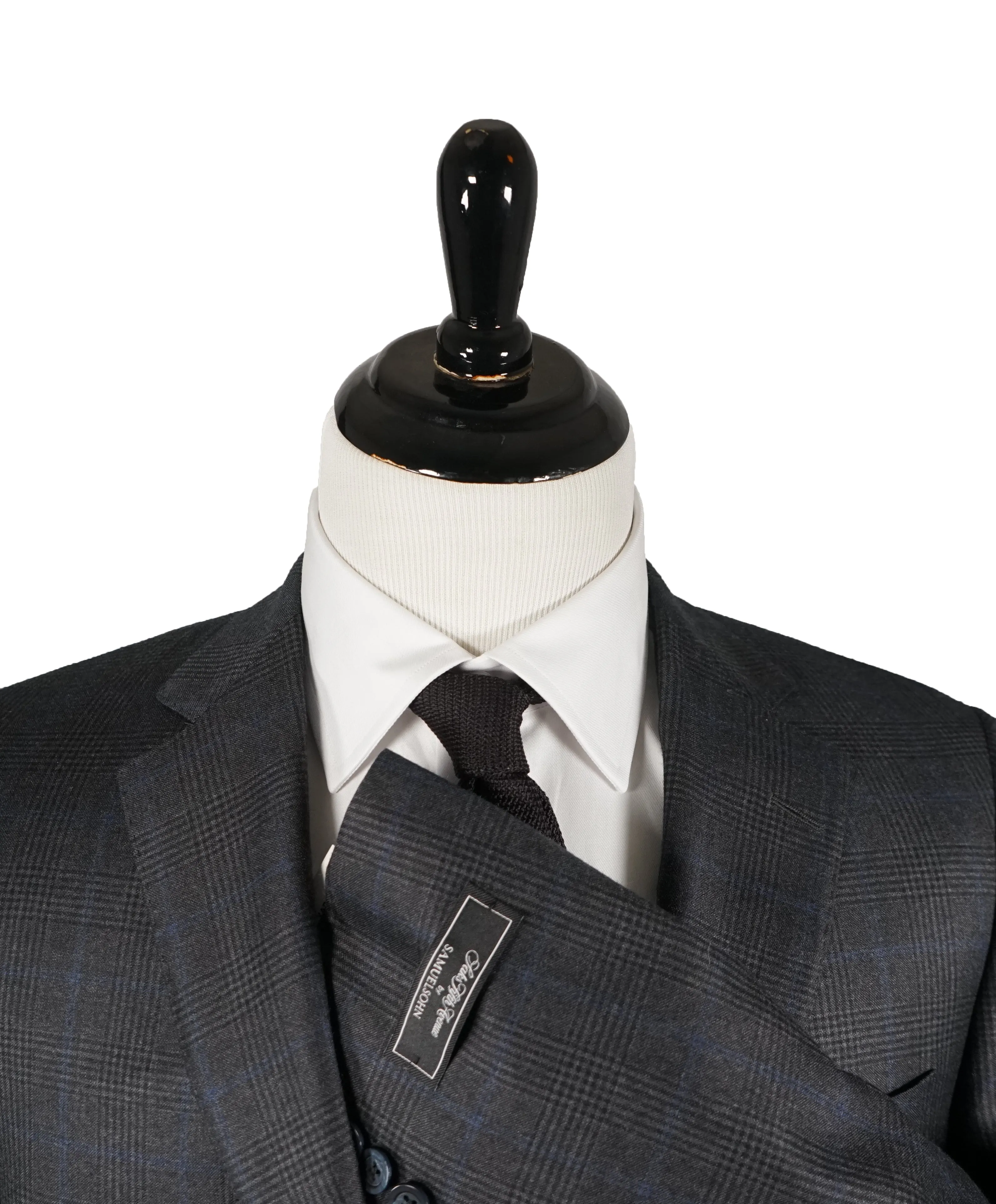 SAMUELSOHN - Super 130’s Bold Flannel Prince of Wales Check Blazer - 40R