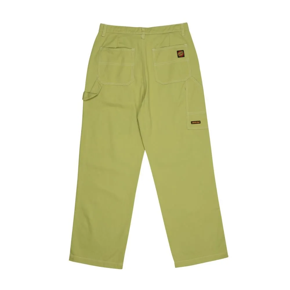 Santa Cruz Womens Pant Nolan Carpenter Pant - Lime / White