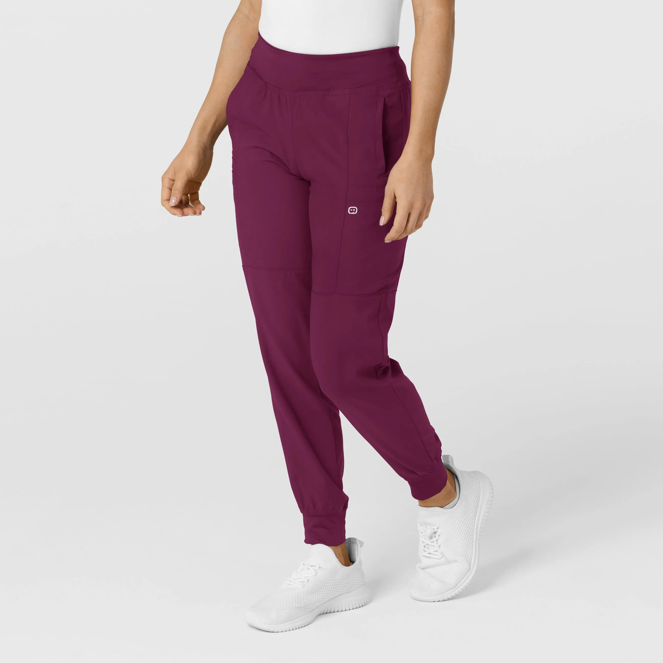 SCC W123 Women's Comfort Waist Cargo Jogger Scrub Pant (Petite)
