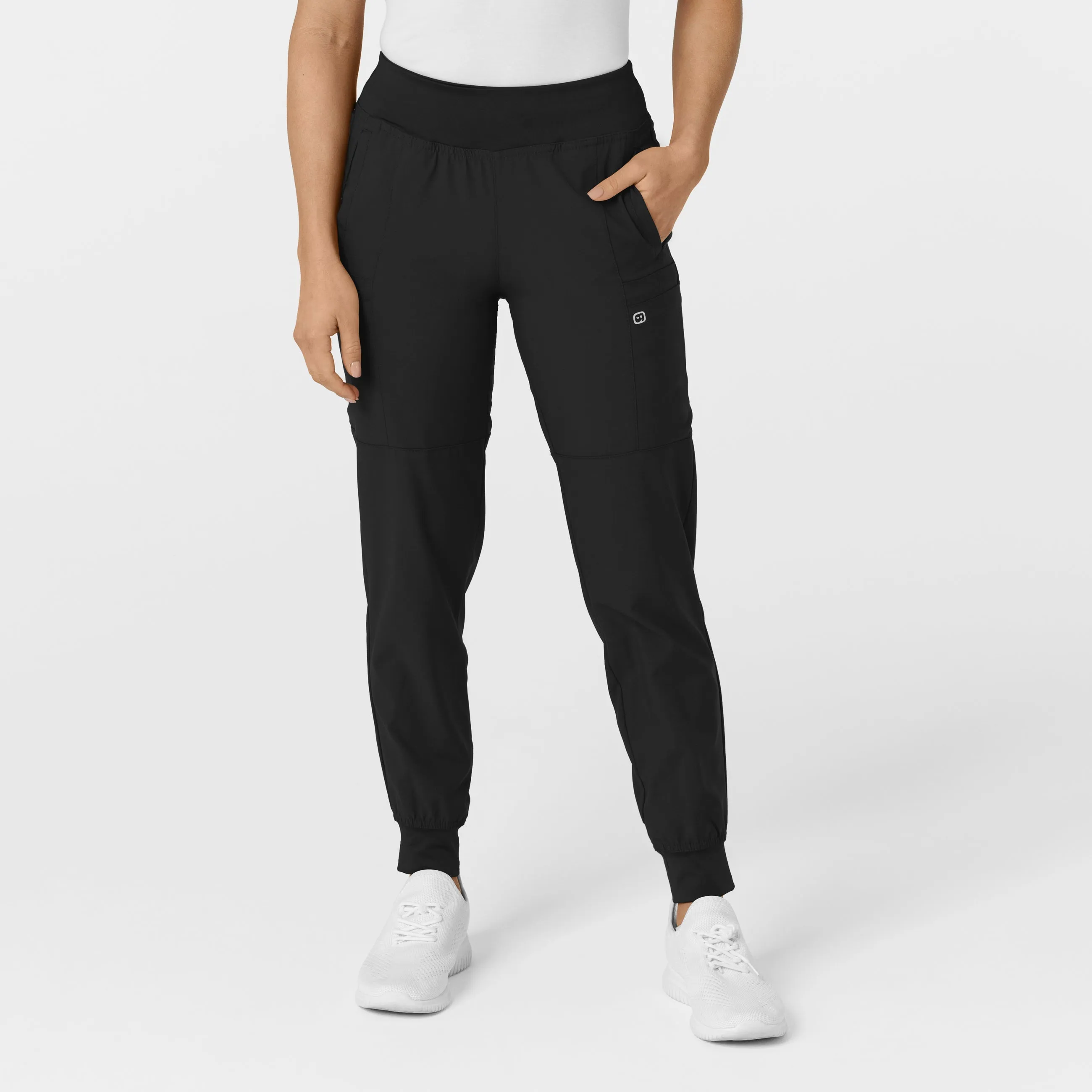 SCC W123 Women's Comfort Waist Cargo Jogger Scrub Pant (Petite)